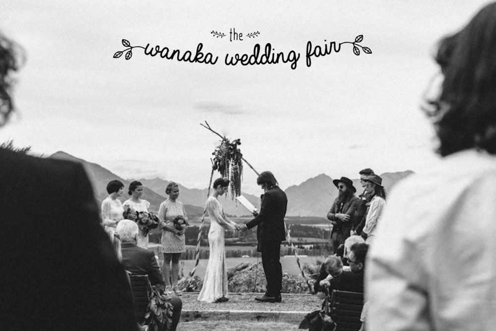 The Wanaka wedding fair banner