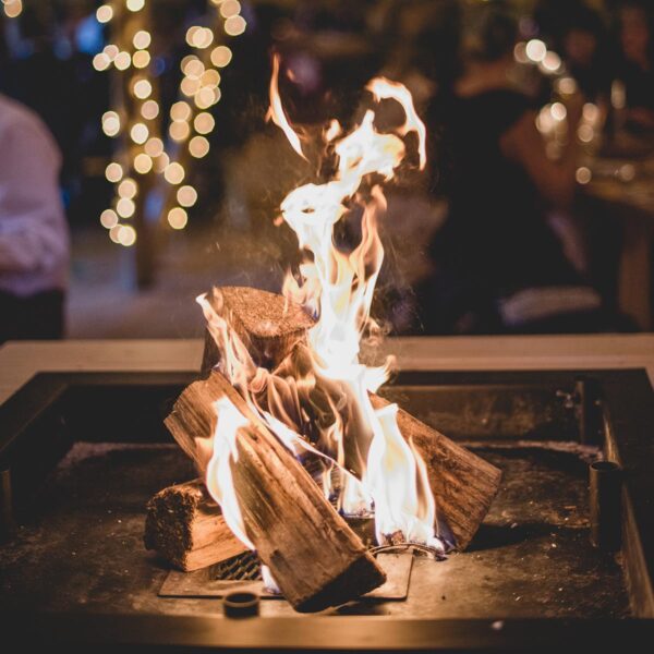 Gather and Gold hire tipi tent party - fire pit