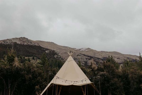 Gather and Gold teepee birthday hire - single tipi 70-80 people