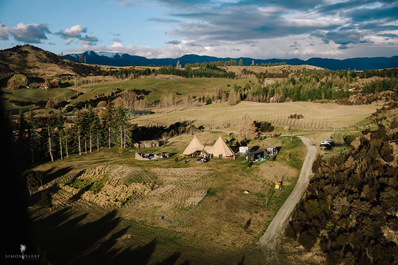 Tipi wedding in Wanaka-Queenstown by Gather and Gold